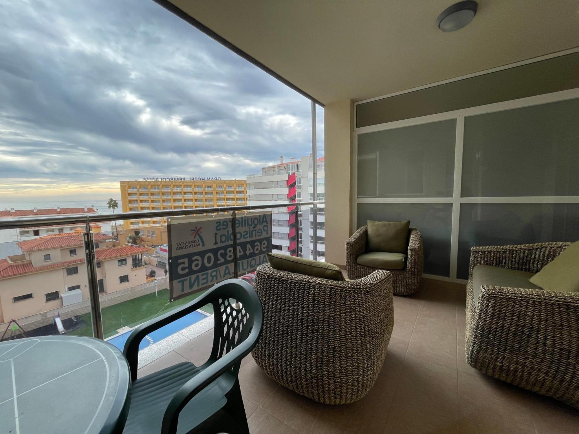 Alpen1 Paseo Maritimo Apartment Peniscola Luaran gambar