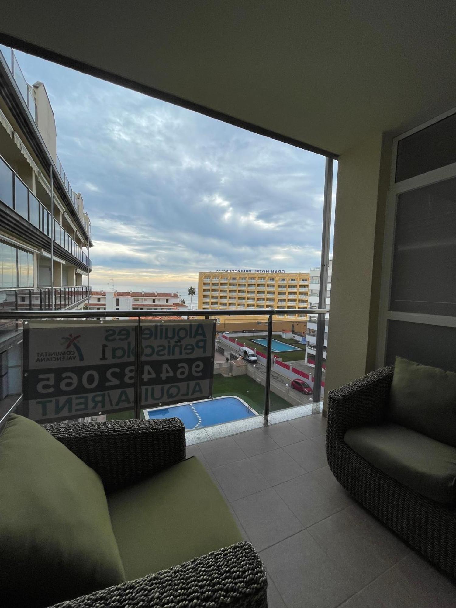 Alpen1 Paseo Maritimo Apartment Peniscola Luaran gambar